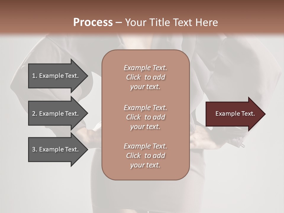 Person Clear Beauty PowerPoint Template