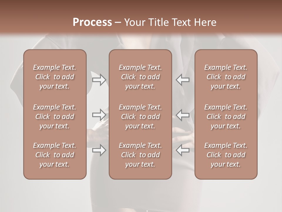 Person Clear Beauty PowerPoint Template