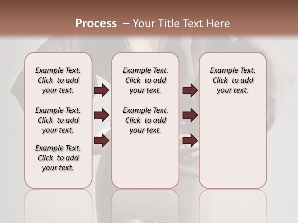 Person Clear Beauty PowerPoint Template