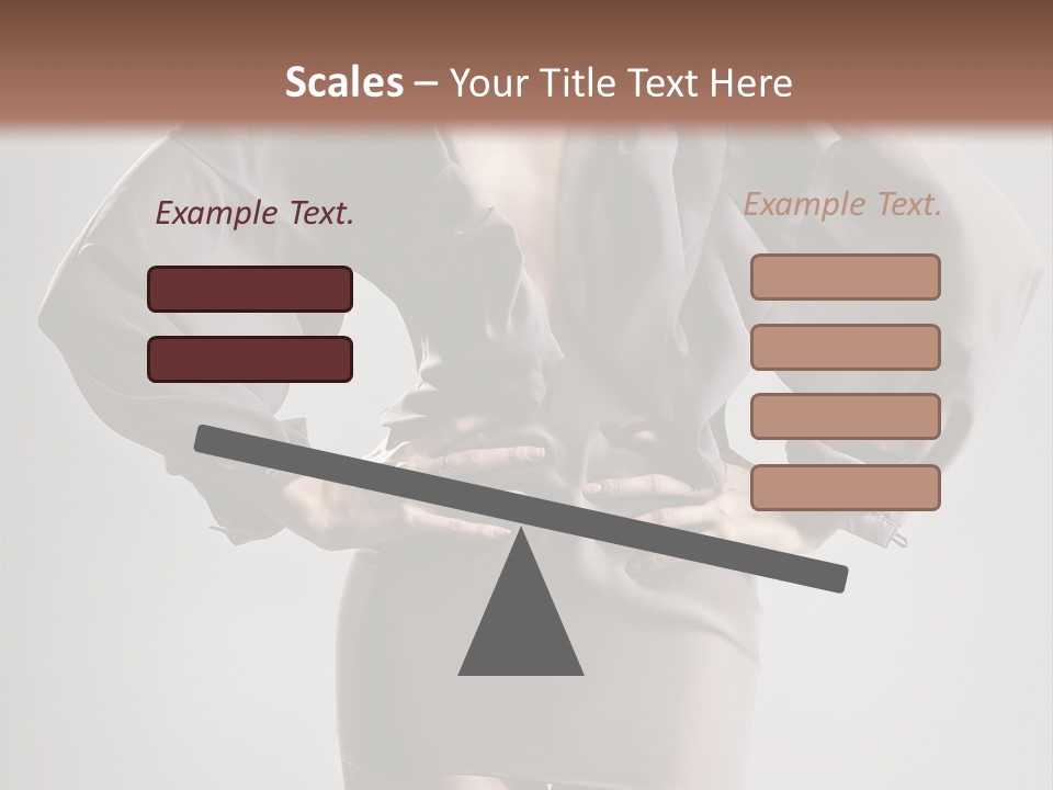 Person Clear Beauty PowerPoint Template