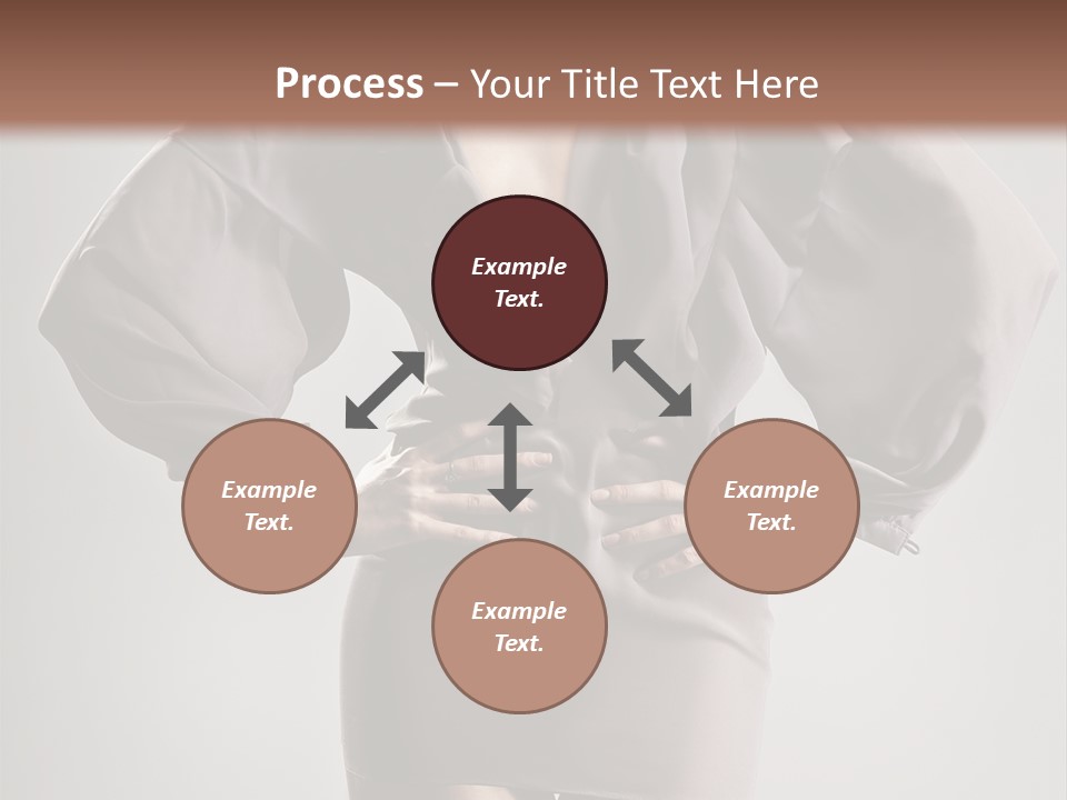 Person Clear Beauty PowerPoint Template