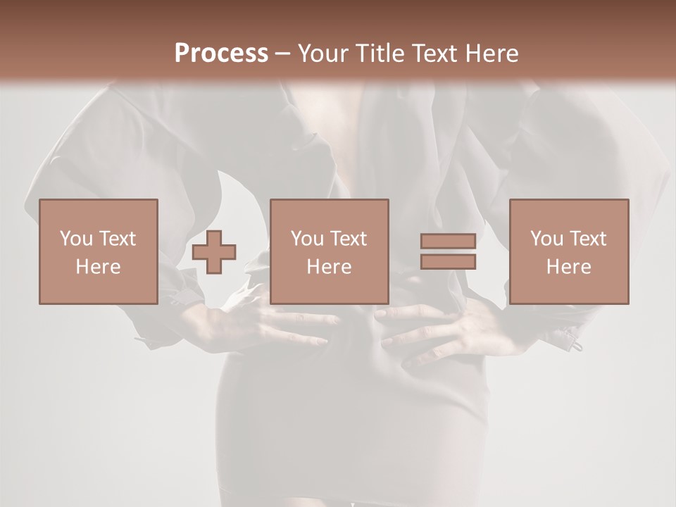 Person Clear Beauty PowerPoint Template