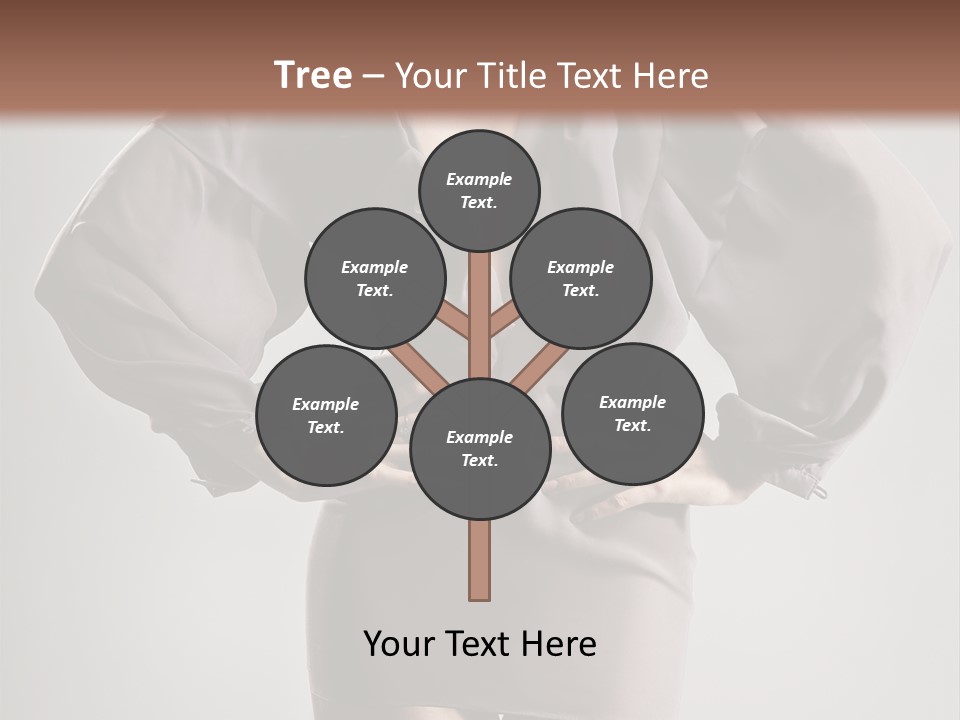 Person Clear Beauty PowerPoint Template