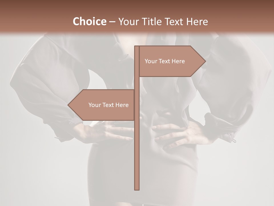 Person Clear Beauty PowerPoint Template