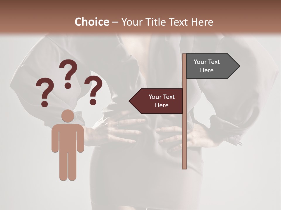 Person Clear Beauty PowerPoint Template