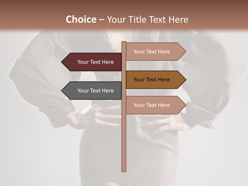 Person Clear Beauty PowerPoint Template