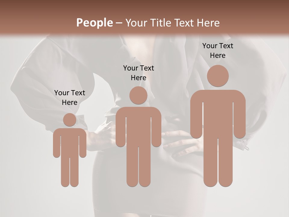 Person Clear Beauty PowerPoint Template