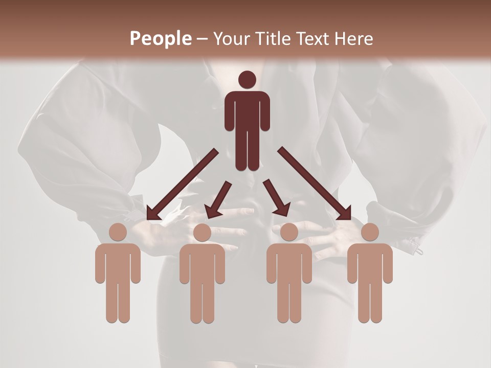 Person Clear Beauty PowerPoint Template