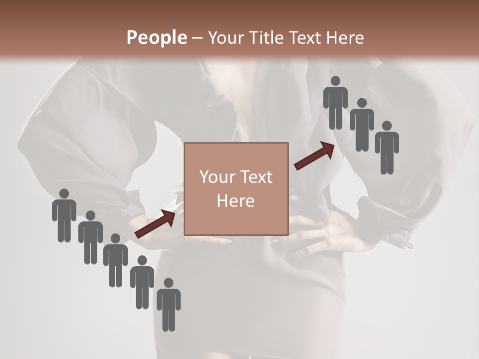 Person Clear Beauty PowerPoint Template