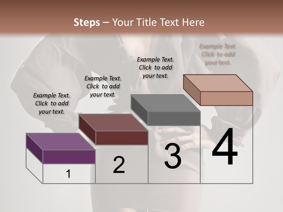 Person Clear Beauty PowerPoint Template