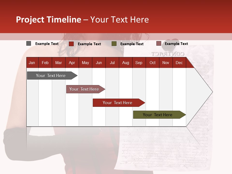 A Woman In A Devil Costume Holding A Piece Of Paper PowerPoint Template