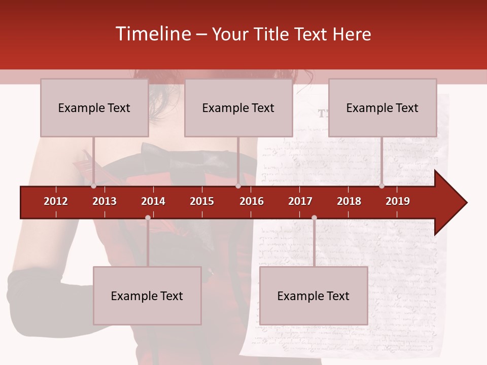 A Woman In A Devil Costume Holding A Piece Of Paper PowerPoint Template