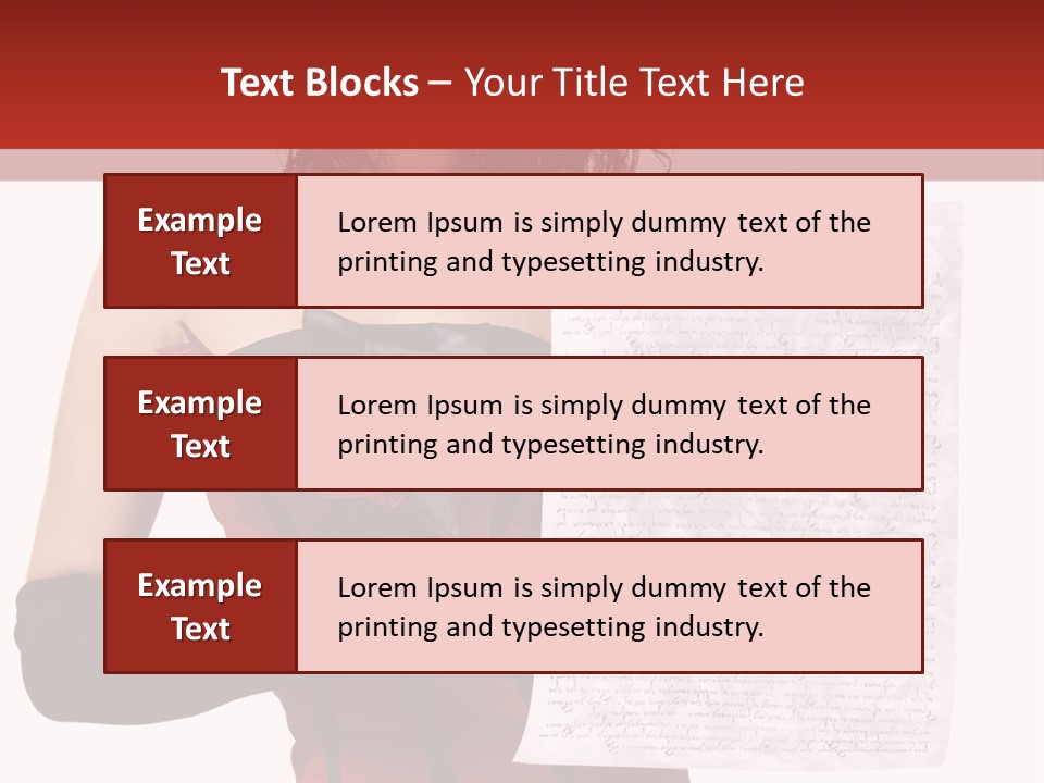 A Woman In A Devil Costume Holding A Piece Of Paper PowerPoint Template