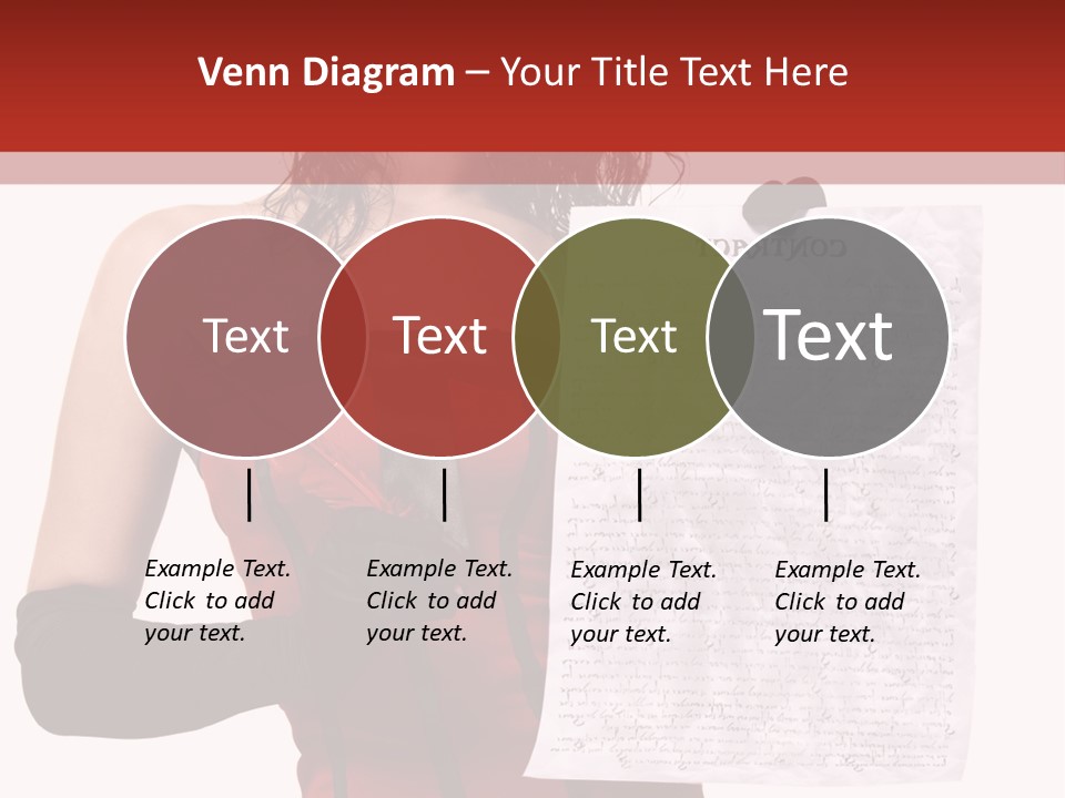 A Woman In A Devil Costume Holding A Piece Of Paper PowerPoint Template