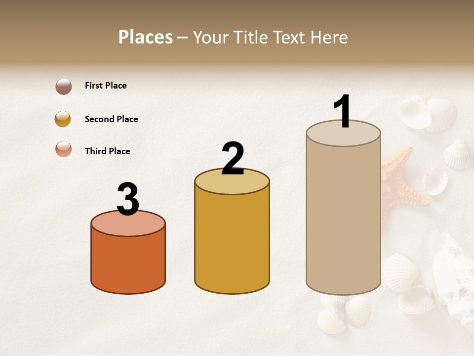 Coast Starfish Shiny PowerPoint Template