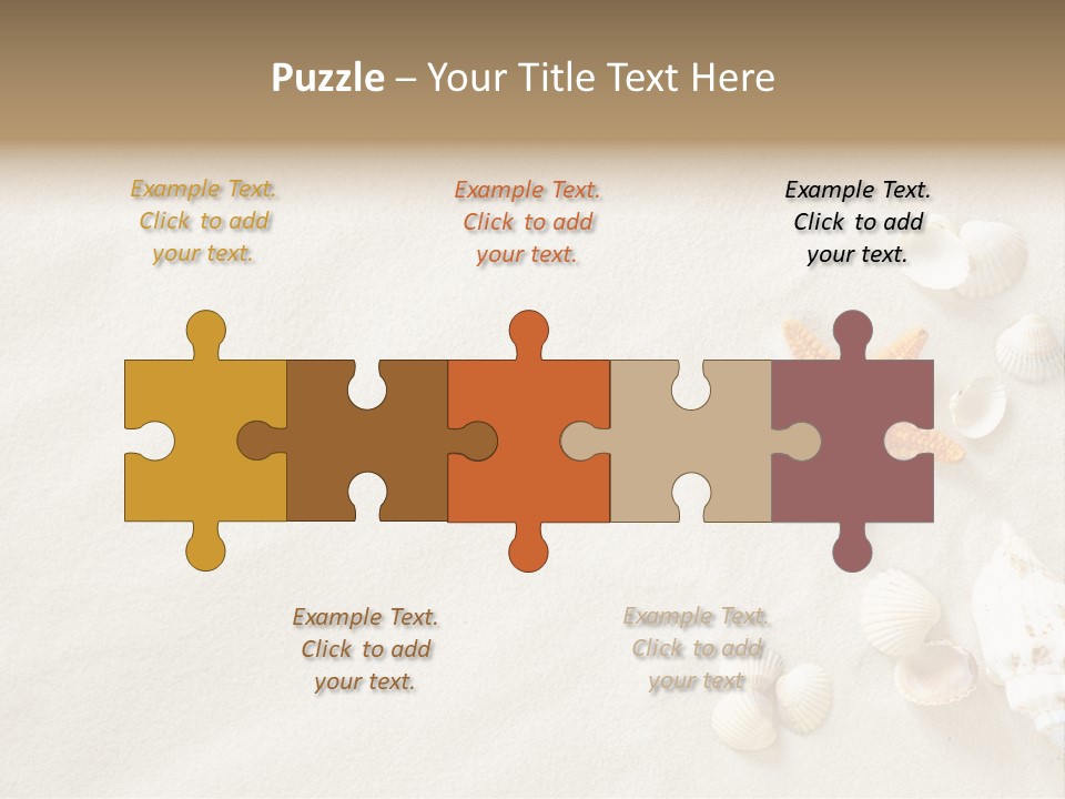 Coast Starfish Shiny PowerPoint Template