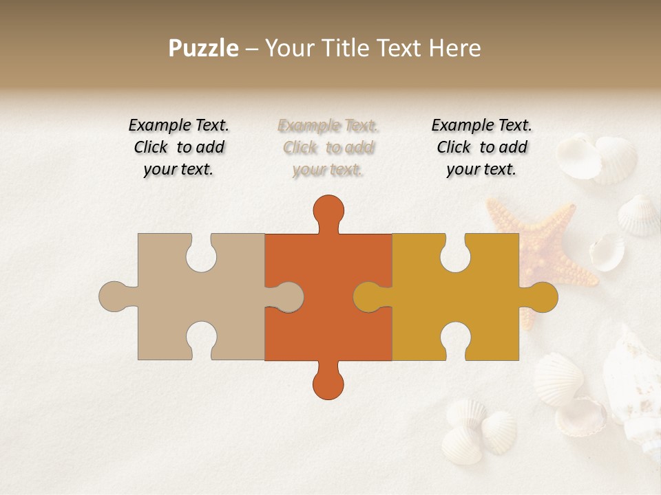 Coast Starfish Shiny PowerPoint Template