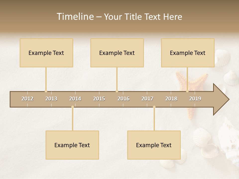 Coast Starfish Shiny PowerPoint Template