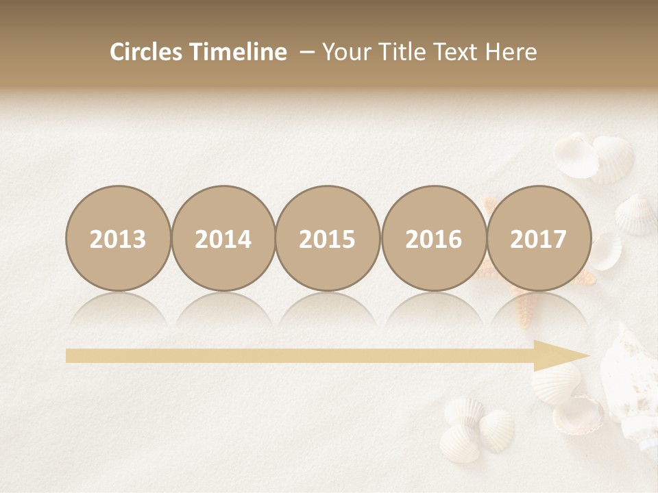 Coast Starfish Shiny PowerPoint Template