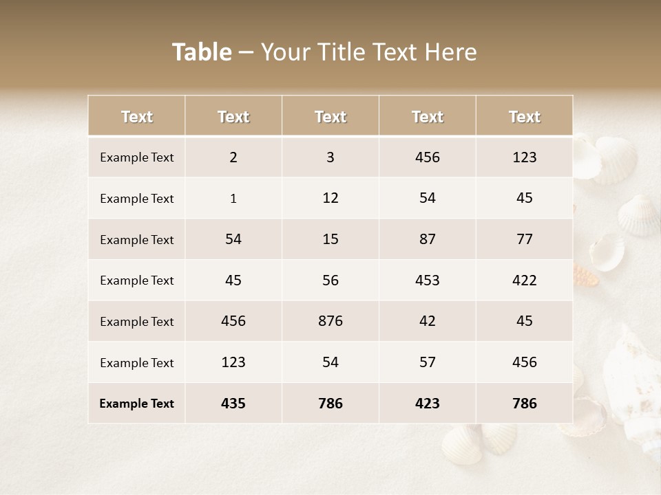 Coast Starfish Shiny PowerPoint Template