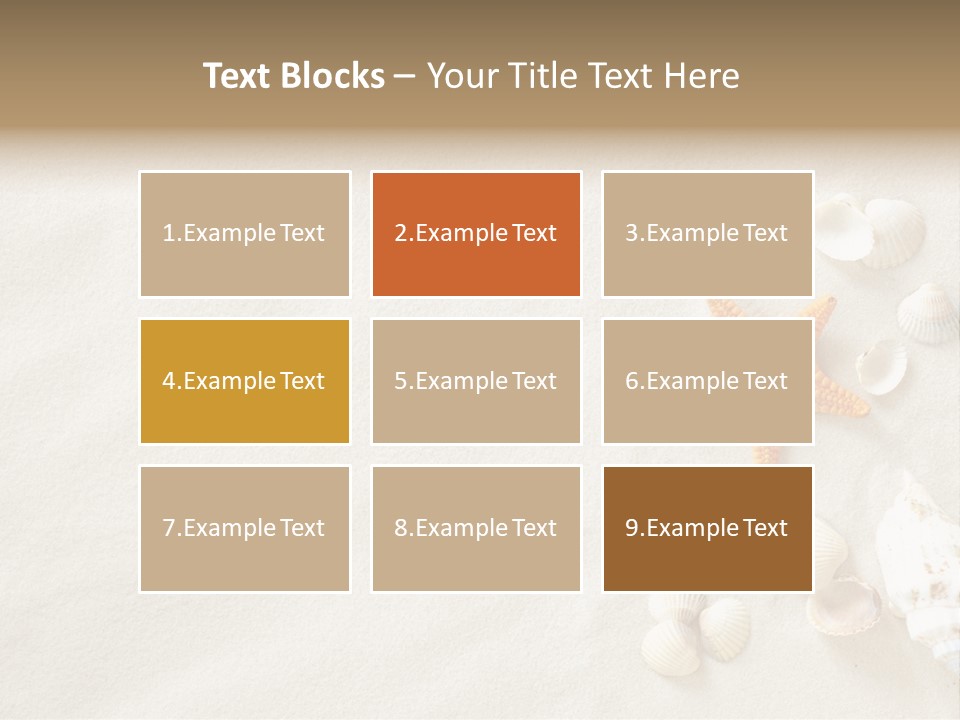 Coast Starfish Shiny PowerPoint Template