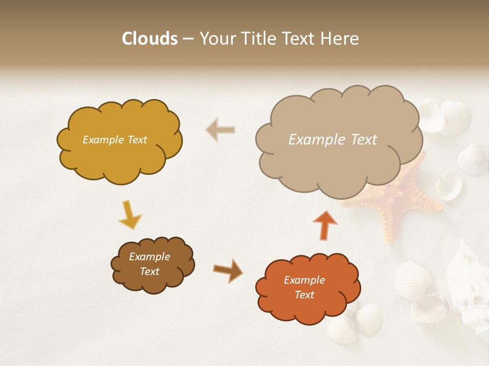 Coast Starfish Shiny PowerPoint Template