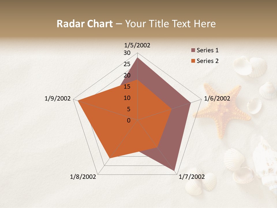 Coast Starfish Shiny PowerPoint Template