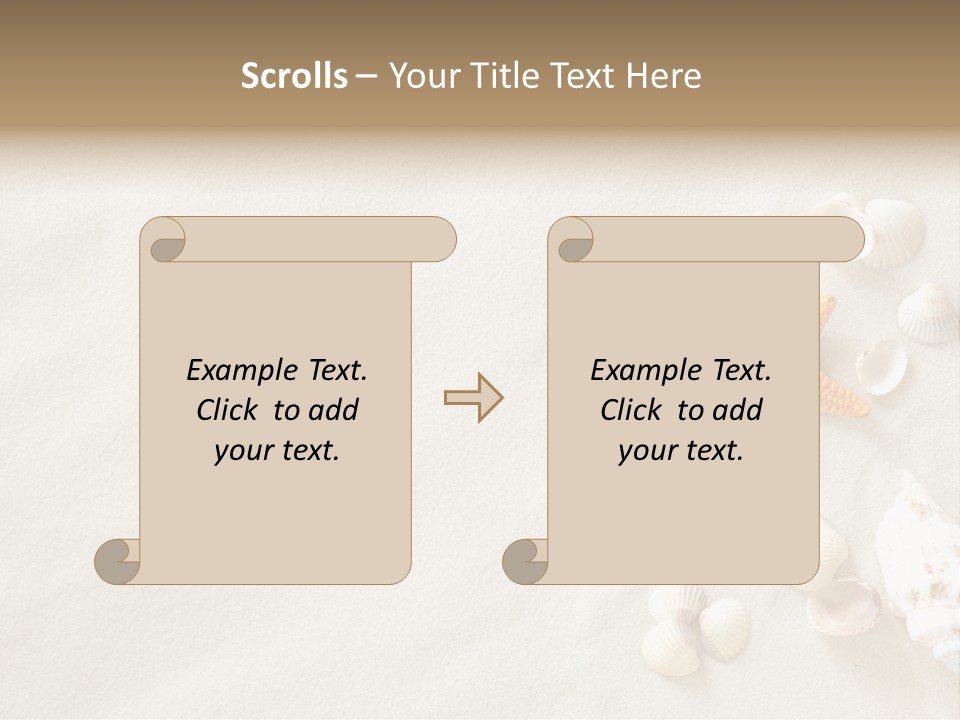 Coast Starfish Shiny PowerPoint Template
