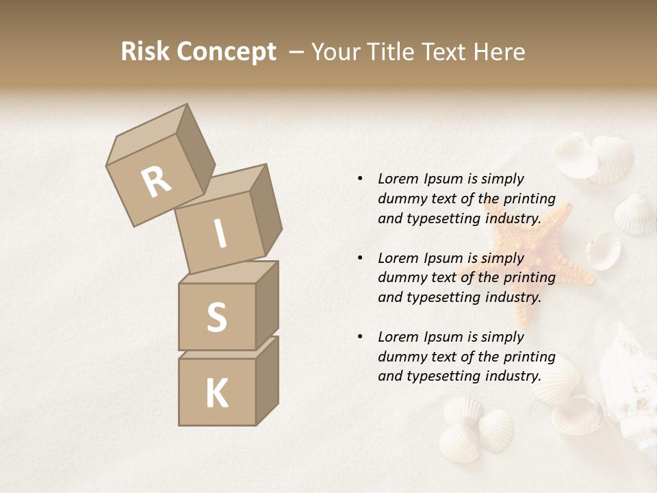 Coast Starfish Shiny PowerPoint Template