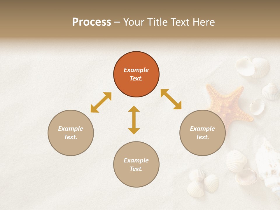 Coast Starfish Shiny PowerPoint Template