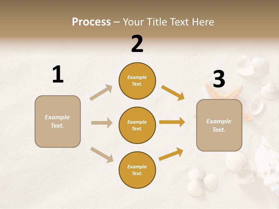 Coast Starfish Shiny PowerPoint Template