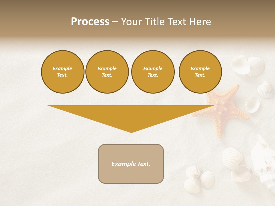 Coast Starfish Shiny PowerPoint Template