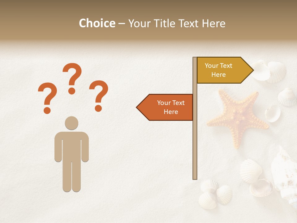 Coast Starfish Shiny PowerPoint Template
