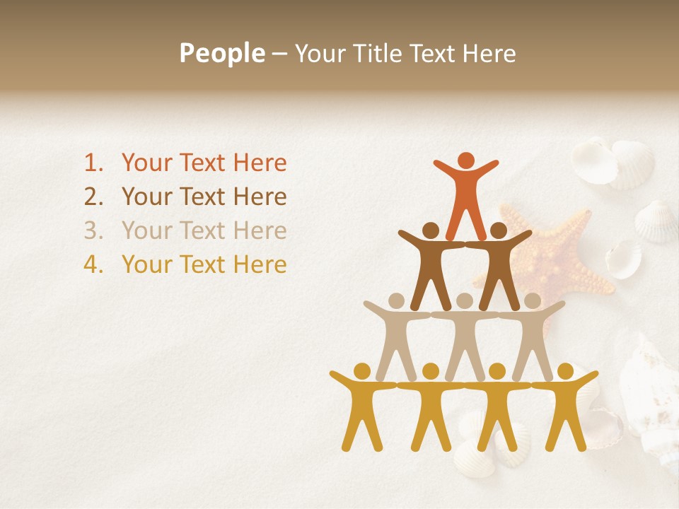 Coast Starfish Shiny PowerPoint Template