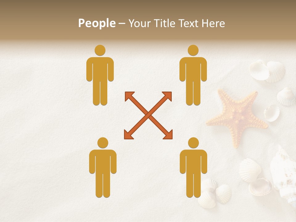 Coast Starfish Shiny PowerPoint Template