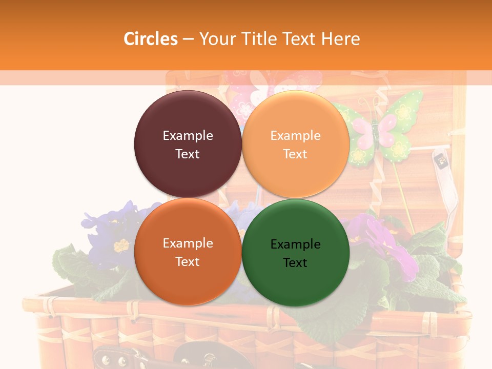 Hobby Butterflies Different PowerPoint Template