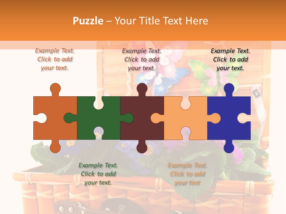 Hobby Butterflies Different PowerPoint Template