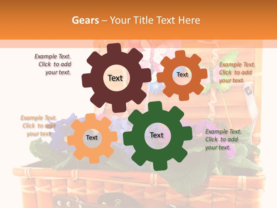 Hobby Butterflies Different PowerPoint Template