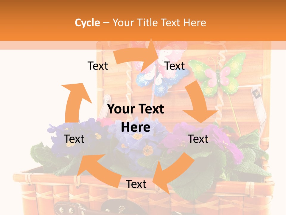 Hobby Butterflies Different PowerPoint Template