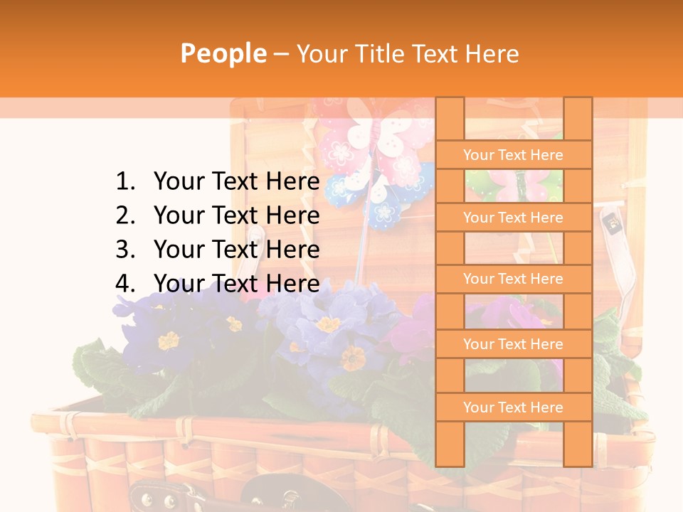Hobby Butterflies Different PowerPoint Template