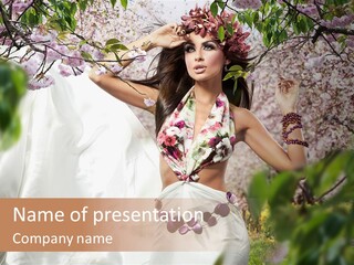 Flower Summer Free PowerPoint Template