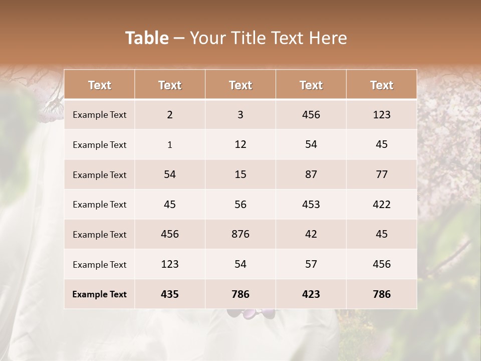 Flower Summer Free PowerPoint Template