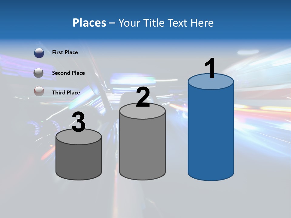 Blurred Dynamic Fast PowerPoint Template
