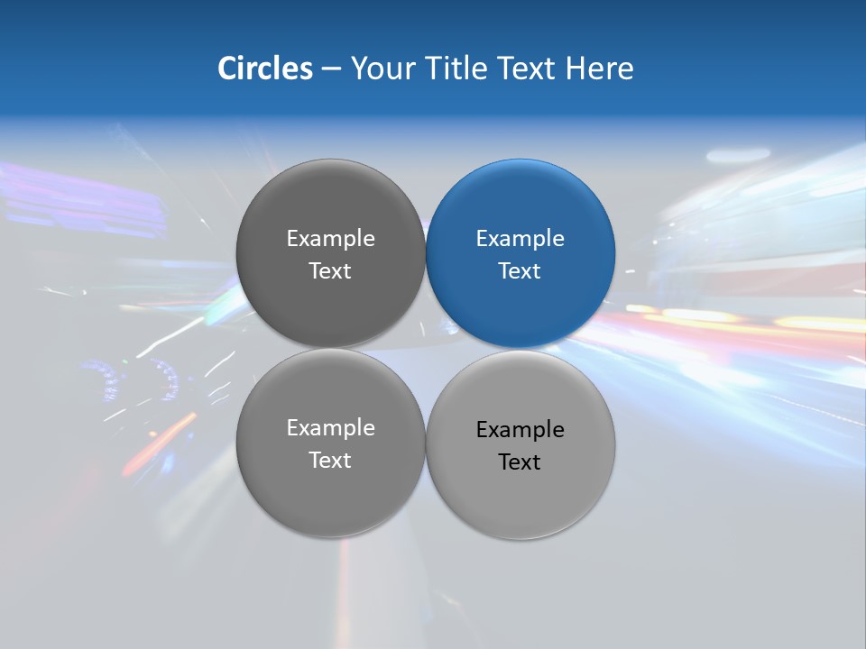 Blurred Dynamic Fast PowerPoint Template