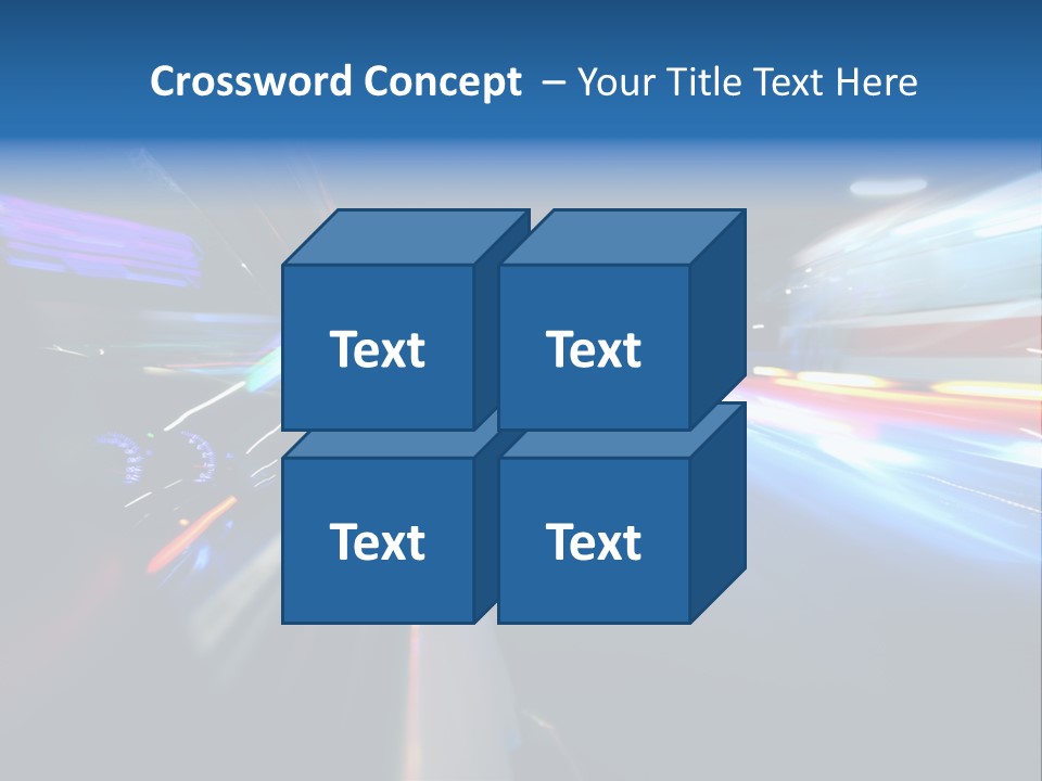 Blurred Dynamic Fast PowerPoint Template