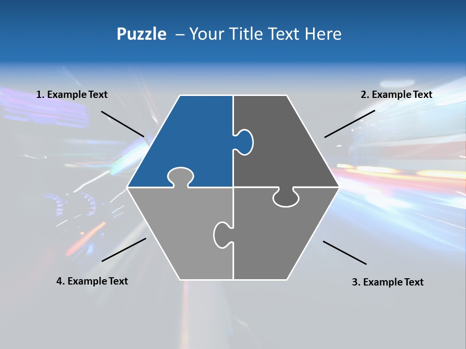 Blurred Dynamic Fast PowerPoint Template