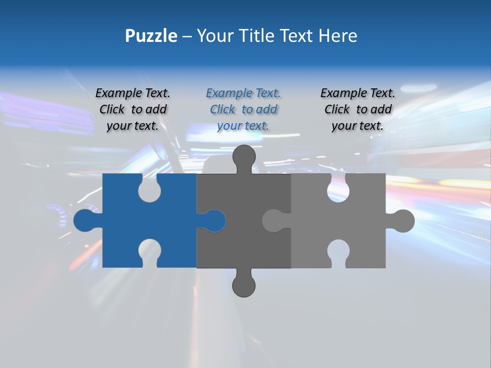 Blurred Dynamic Fast PowerPoint Template