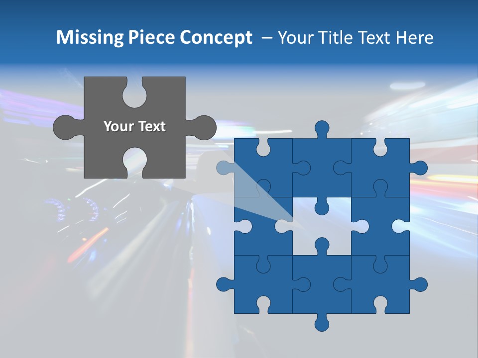 Blurred Dynamic Fast PowerPoint Template
