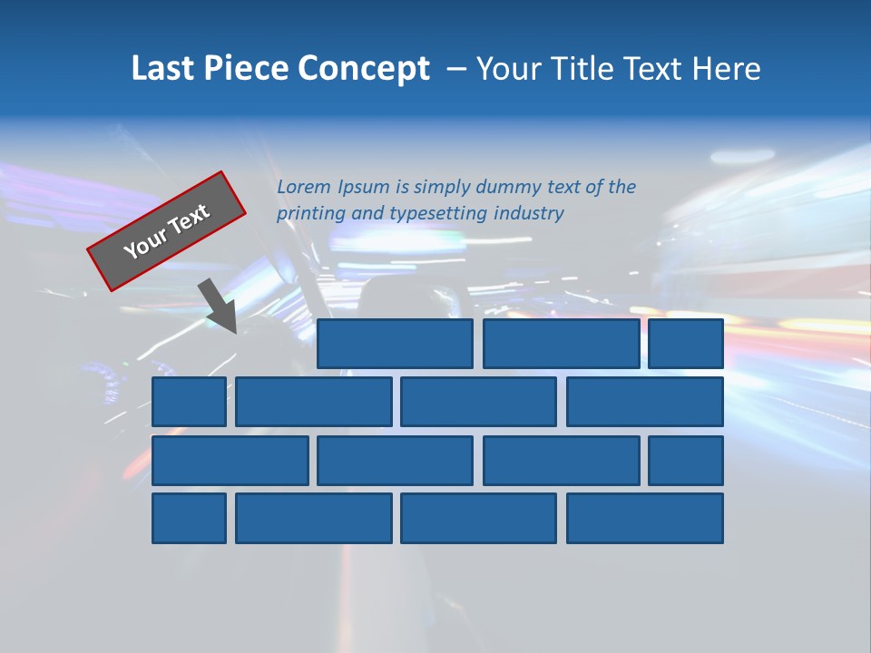 Blurred Dynamic Fast PowerPoint Template