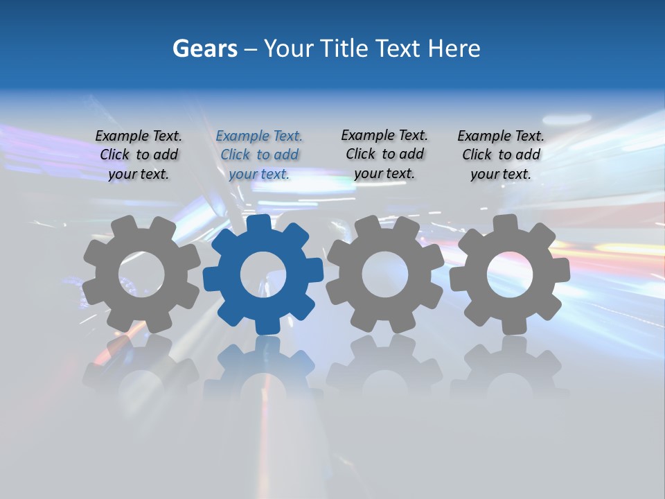 Blurred Dynamic Fast PowerPoint Template